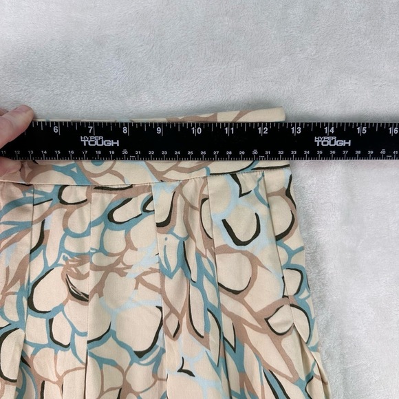 Lilly Pulitzer MultiColor Abstract Pleated KneeLength ALine Skirt Womens Size 0 - Picture 5 of 9